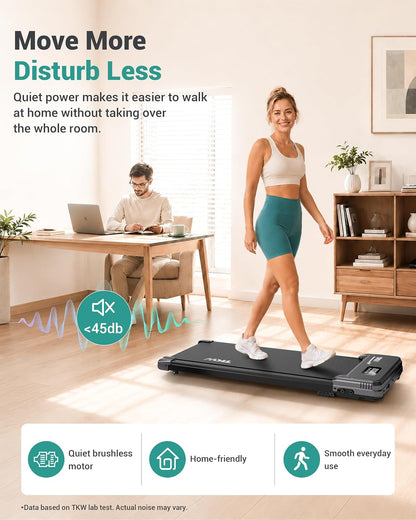 Walking Pad with Vibration Plates, 3 in 1 Walking Vibration Pad, Walking Pad with Incline, under Desk Walking Pad with Remote Control and LED Display for Home Small Space