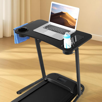 Adjustable Height Standing Desk for Walking Pad Treadmill，For Cycling | Stand Table for Treadmill Walking Pad, Bike/Walking Pad/Treadmill Trainer Desk Stand, Attachment, Bar for Walking Pad